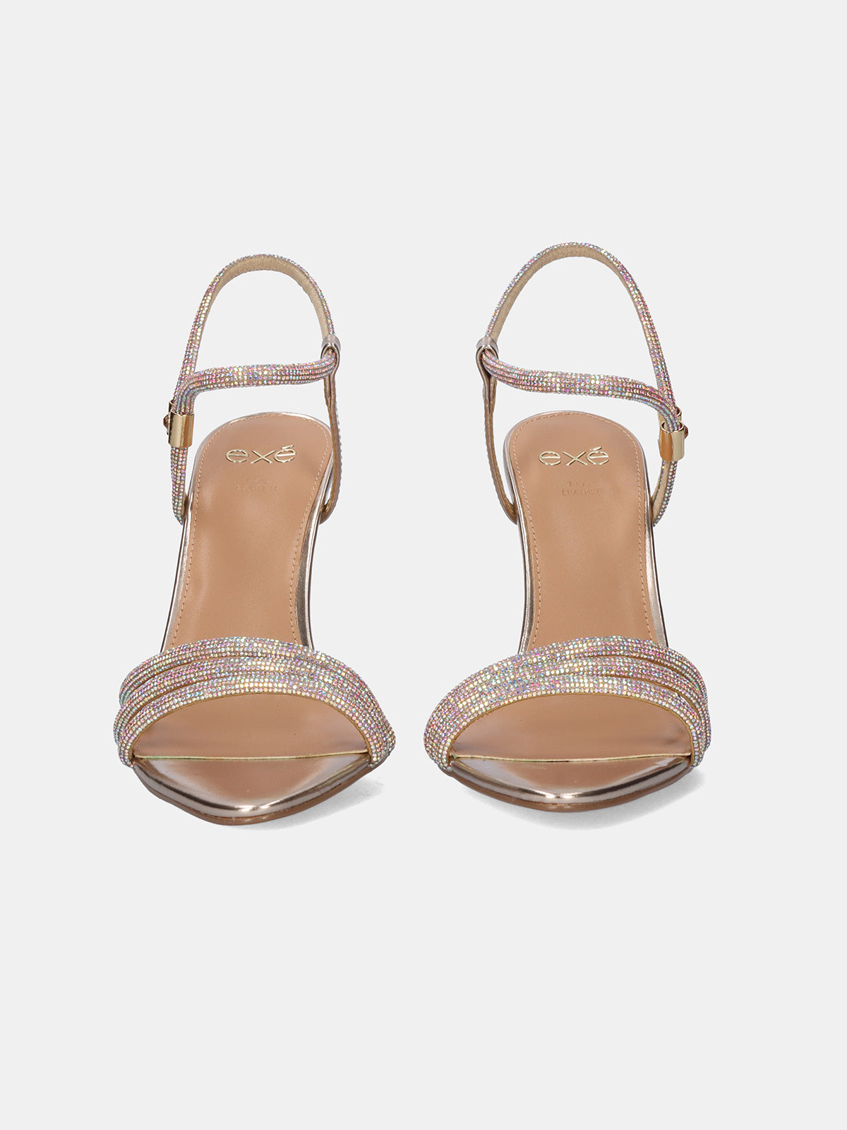 LORENZA-909 STRASS PINK GOLD