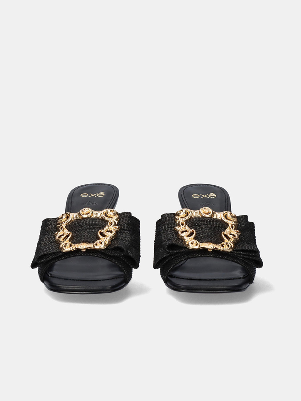 LUCIA-190 RAFFIA BLACK