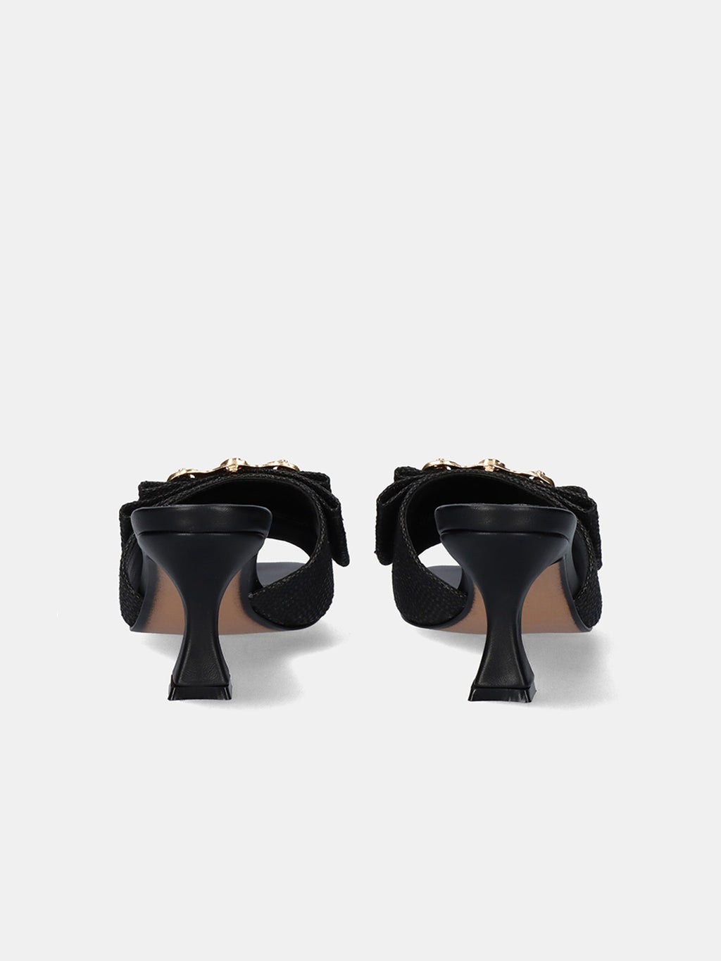 LUCIA-190 RAFFIA BLACK