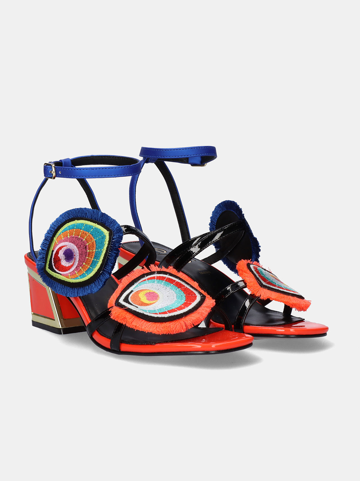 LUISA-406 PATENT BLUE CORAL
