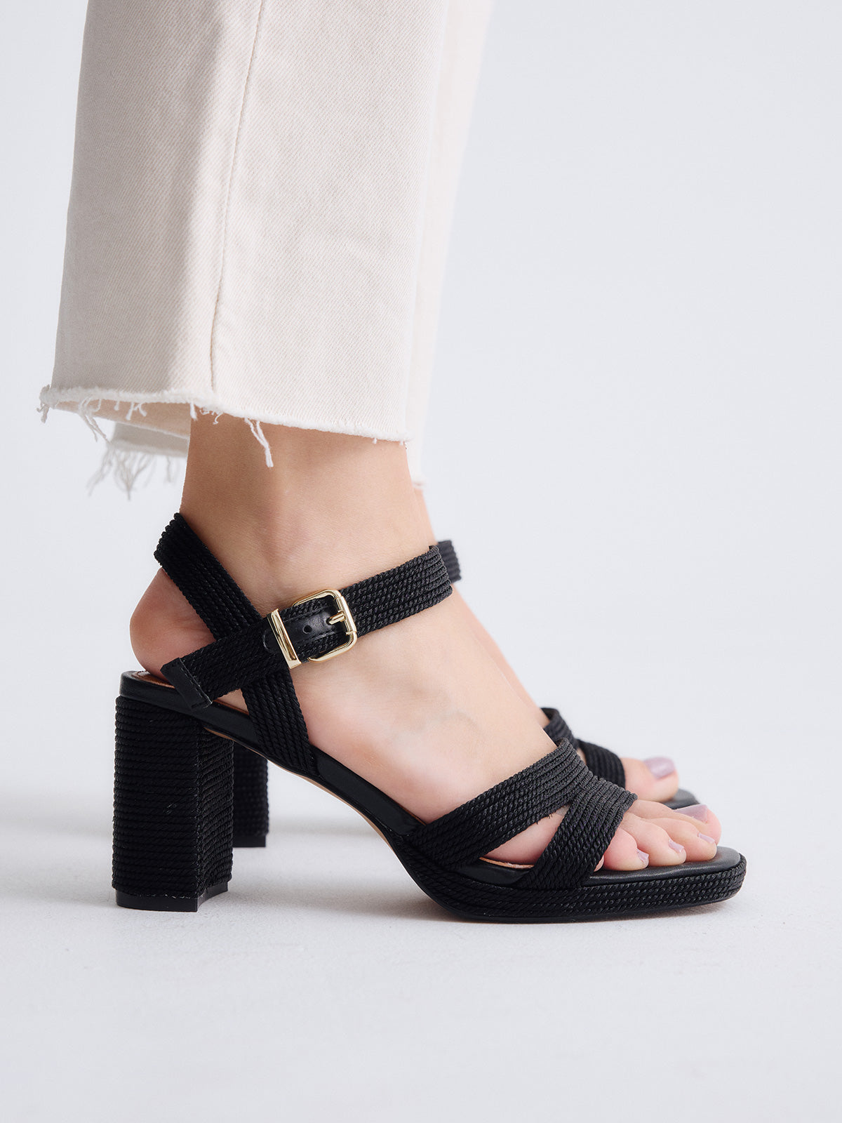 LUISA-777 EMBROIDERY BLACK