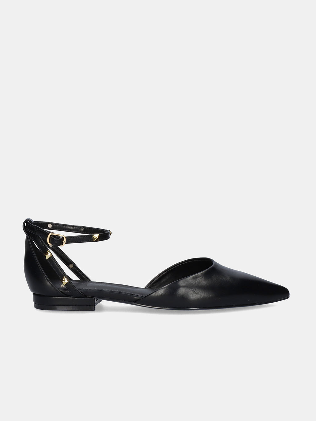 LYNDA-275 PU BLACK-GOLD