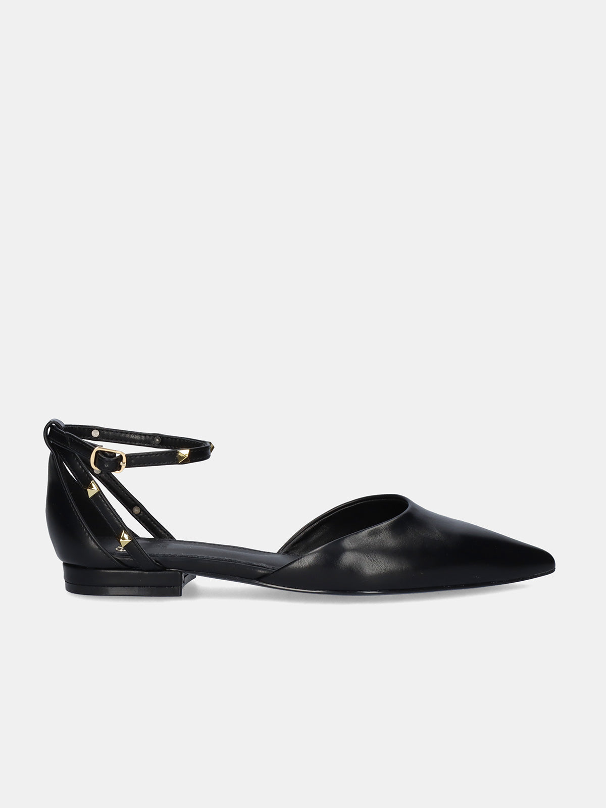 LYNDA-275 PU BLACK-GOLD