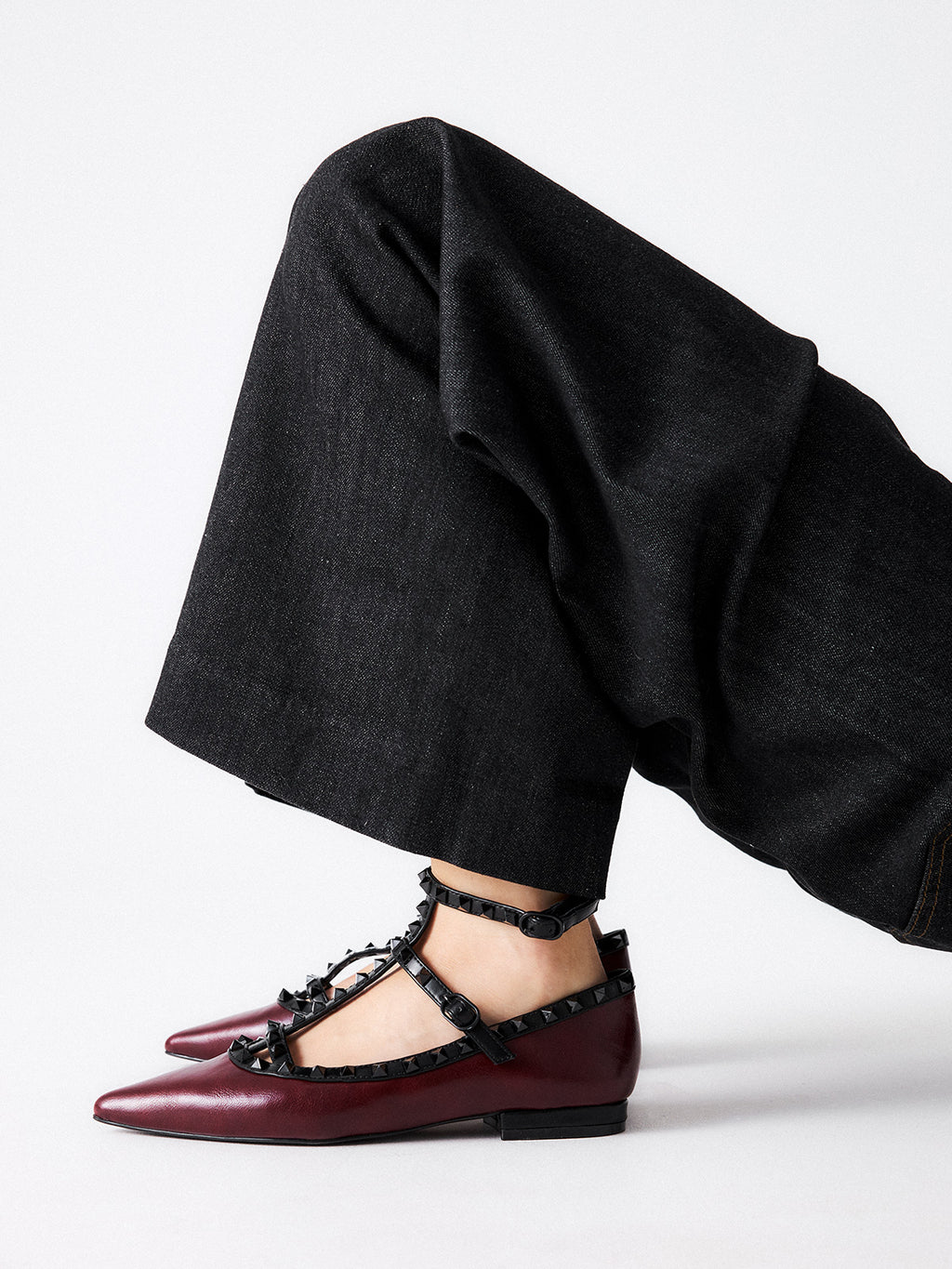 LYNDA-590 PU BORDX BLK