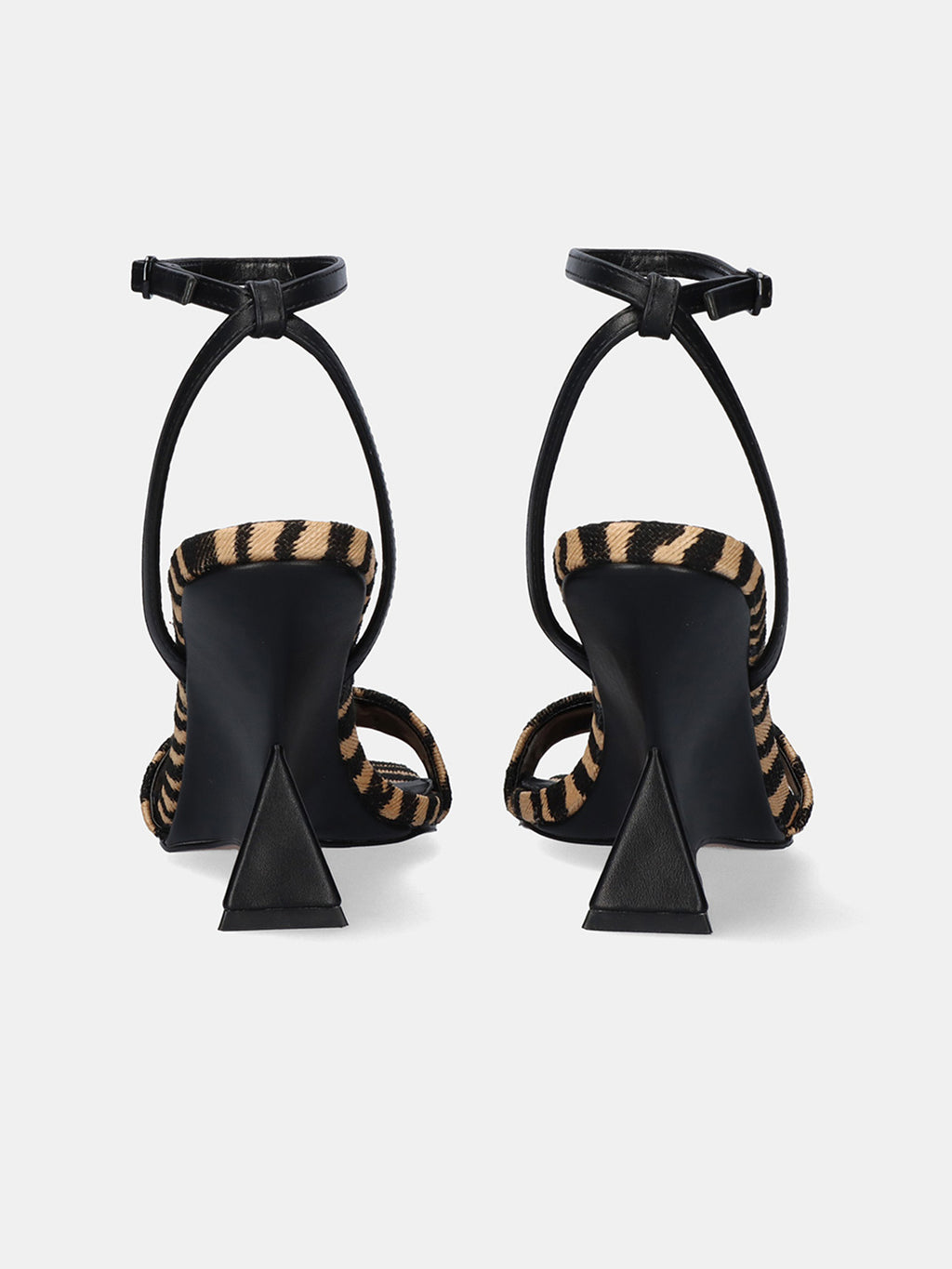 MANDY-173 ZEBRA BEIGE BLK