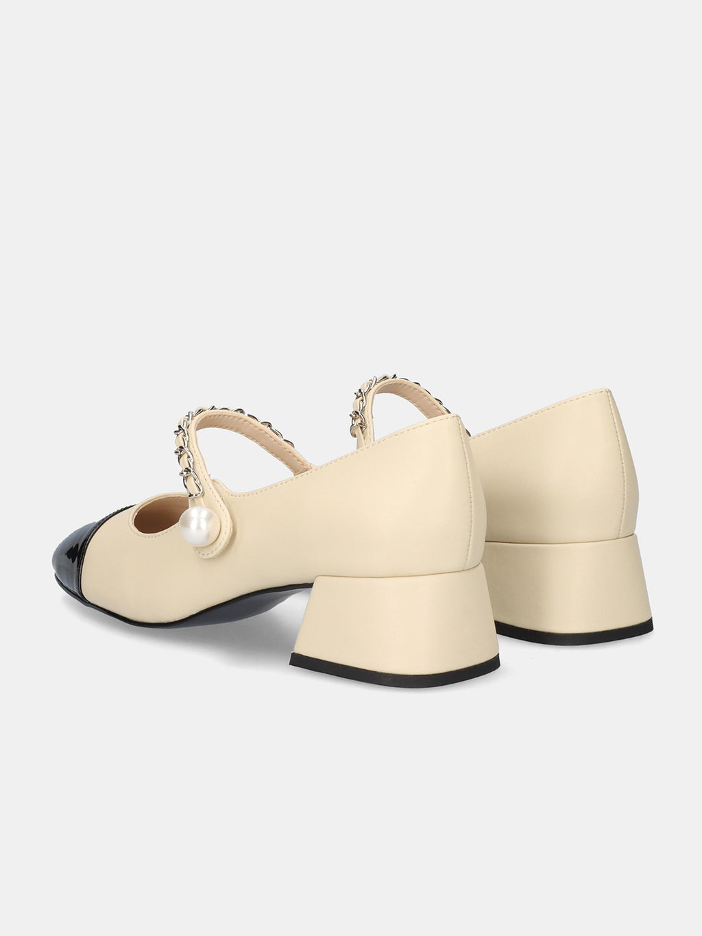 MINA-523 PU BEIGE BLK