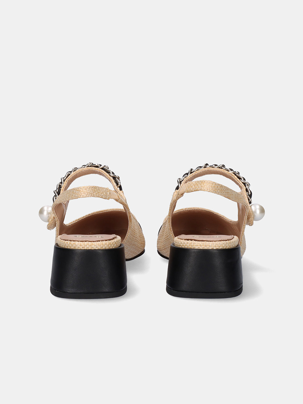 MINI-533 RAFFIA BEIGE BLK