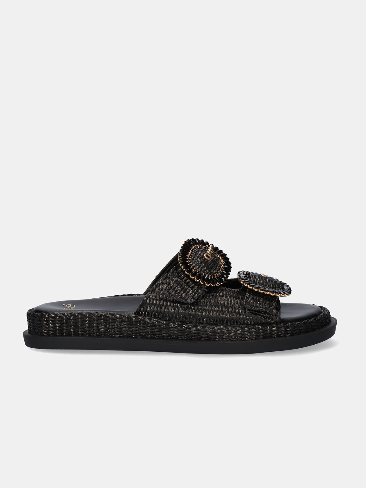 NAPOLI-817 RAFFIA BLACK