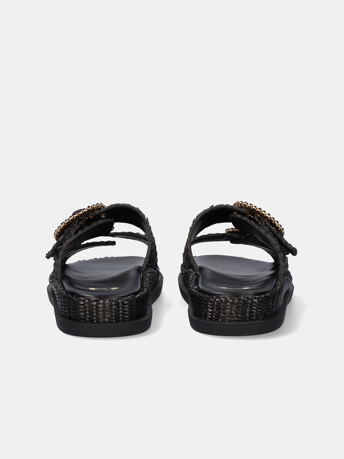 NAPOLI-817 RAFFIA BLACK
