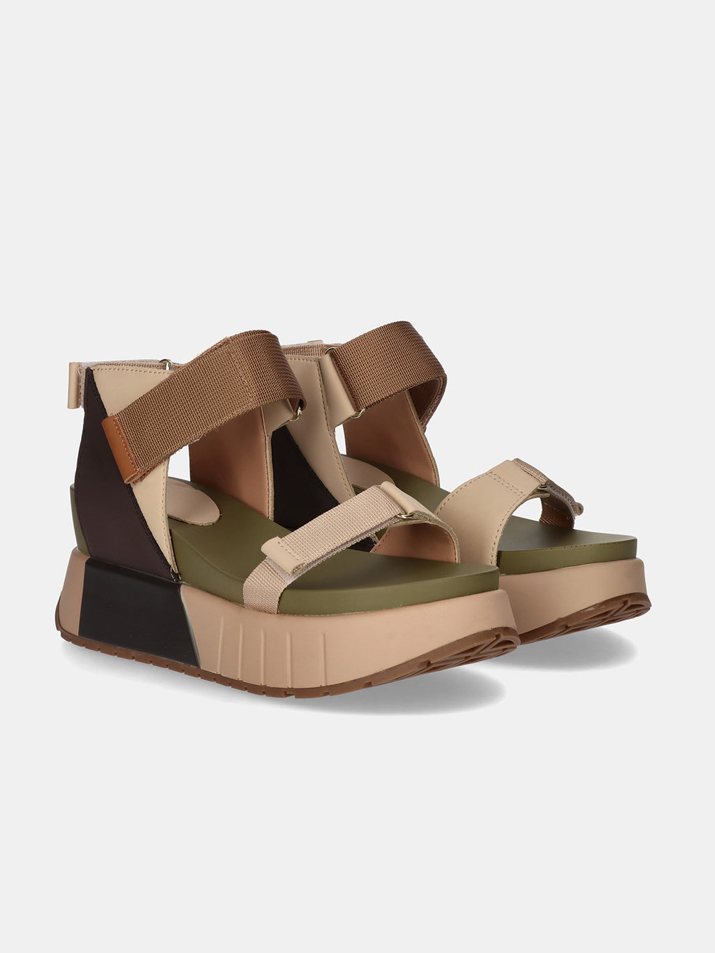 OLIVIA-921E PU BEIGE BRWN