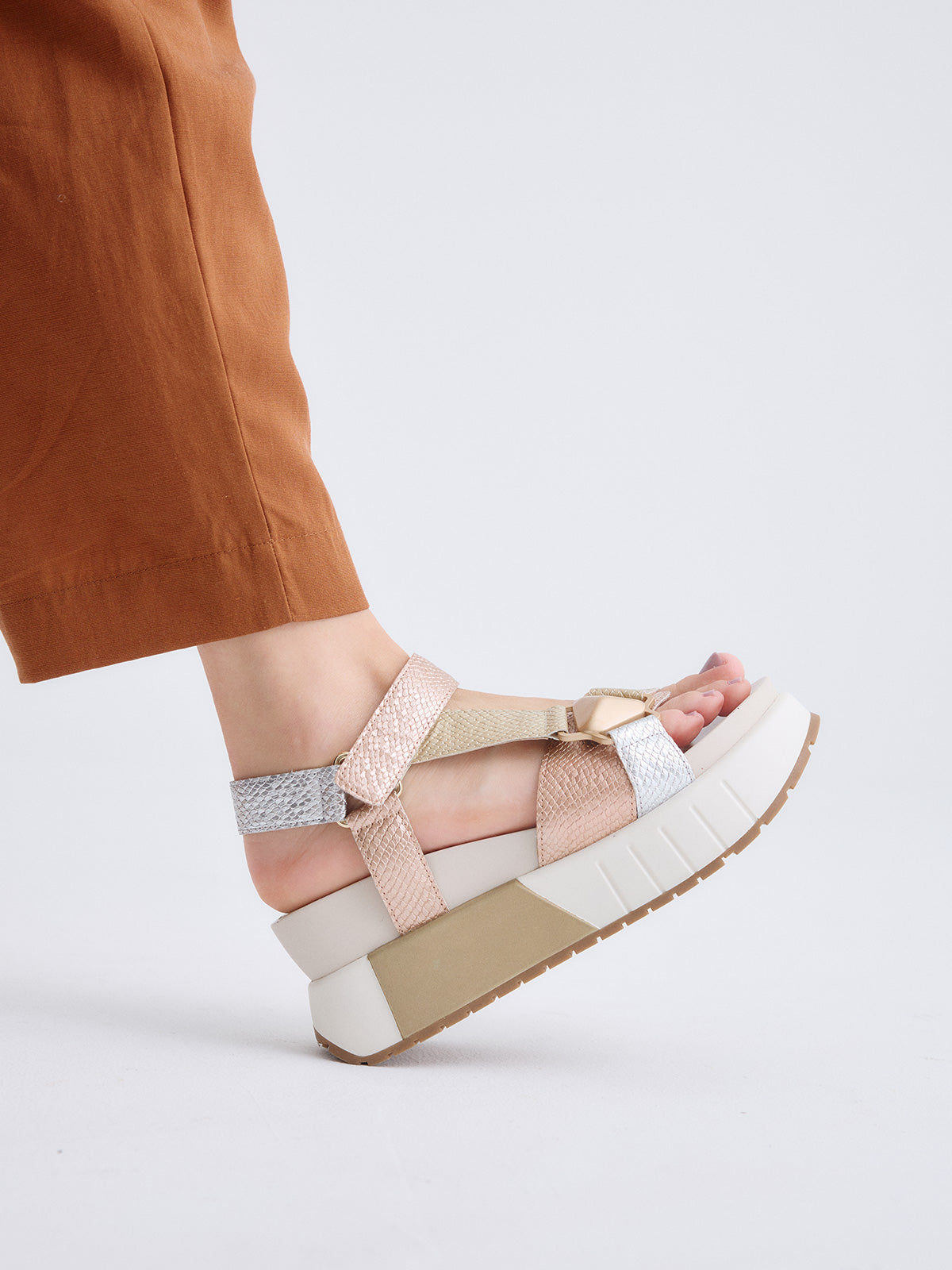 OLIVIA-934 SNAKE GOLD SILV