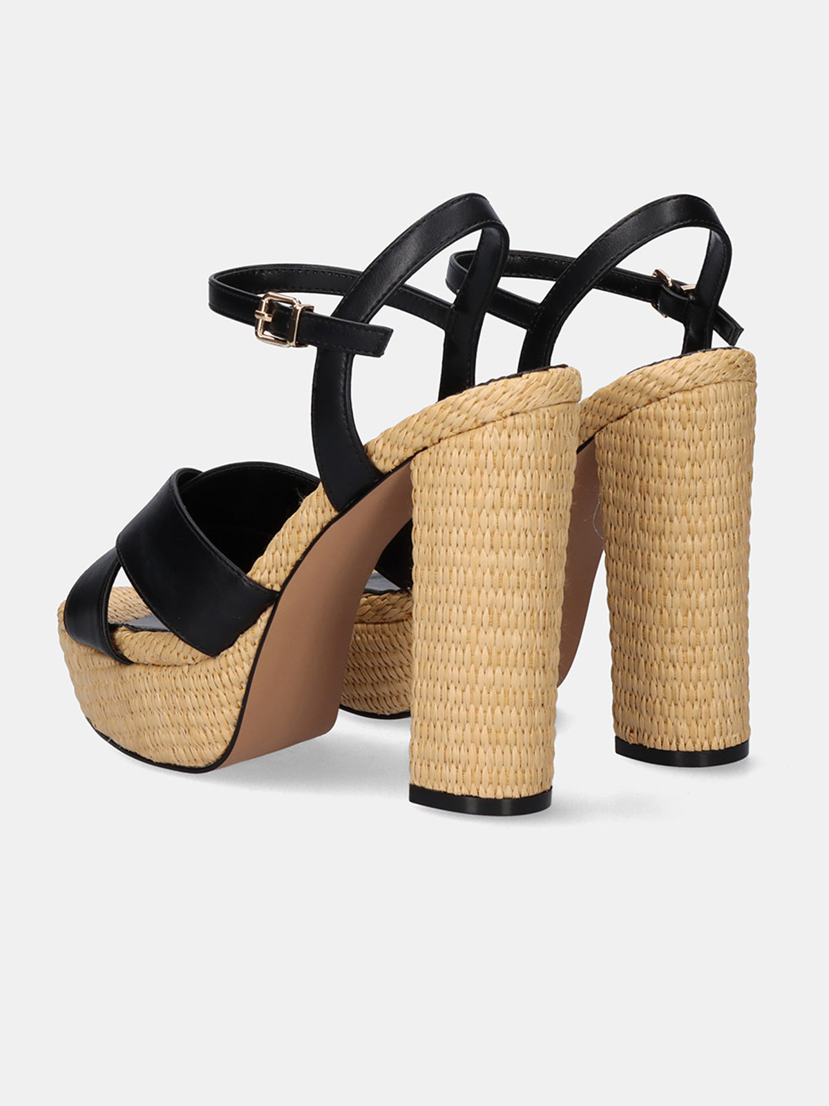 OPHELIA-662 RAFFIA BLACK