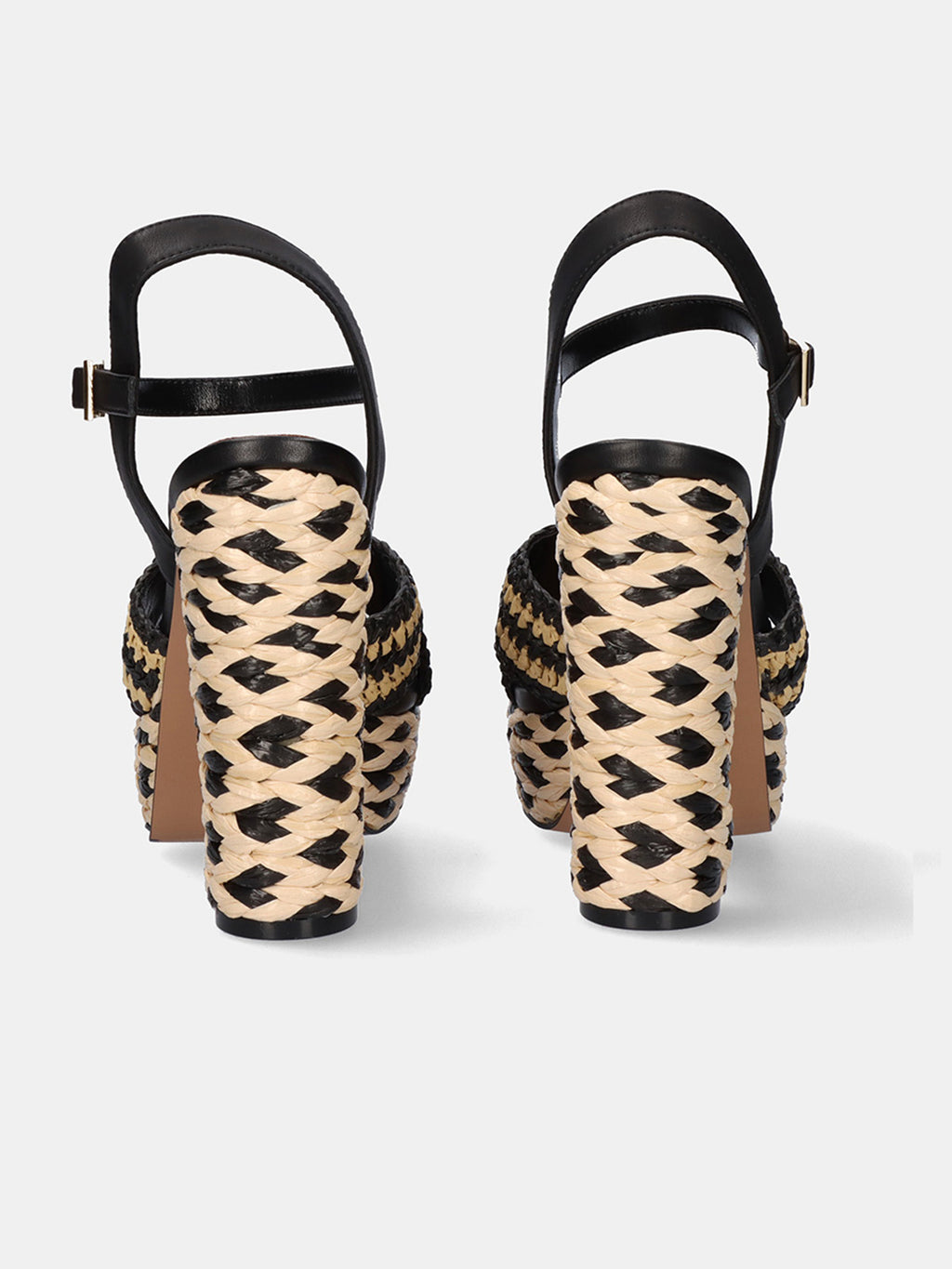 OPHELIA-675 RAFFIA BEIGE BLK