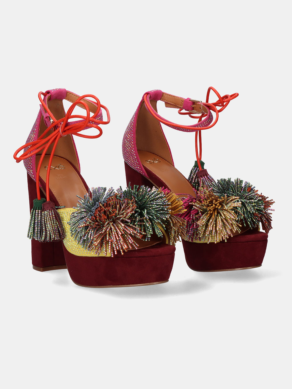 OPHELIA-925 FABRIC PINK YELW