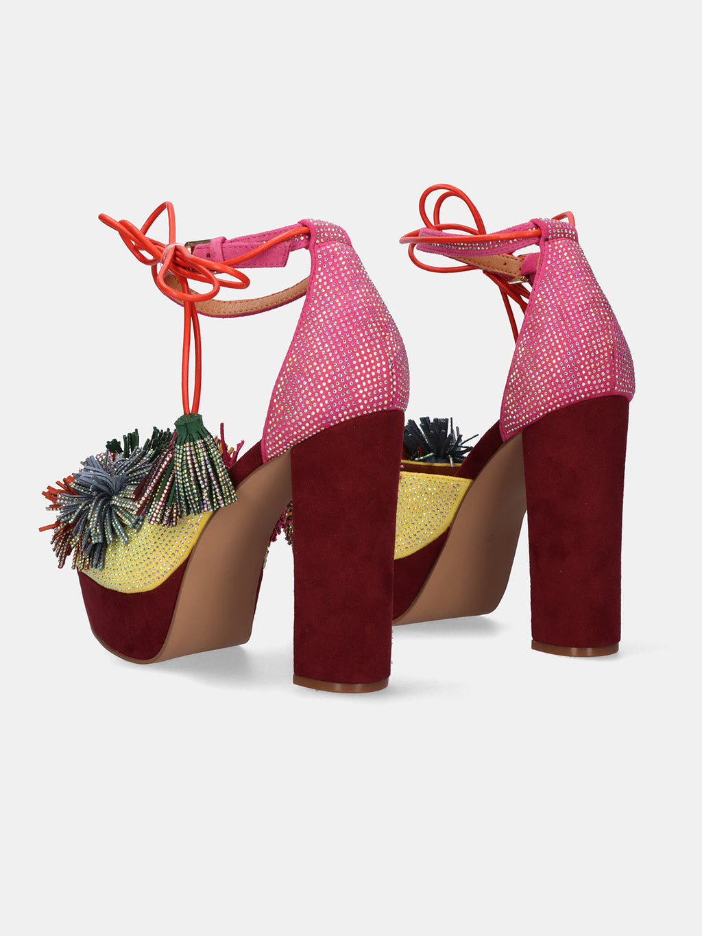 OPHELIA-925 FABRIC PINK YELW