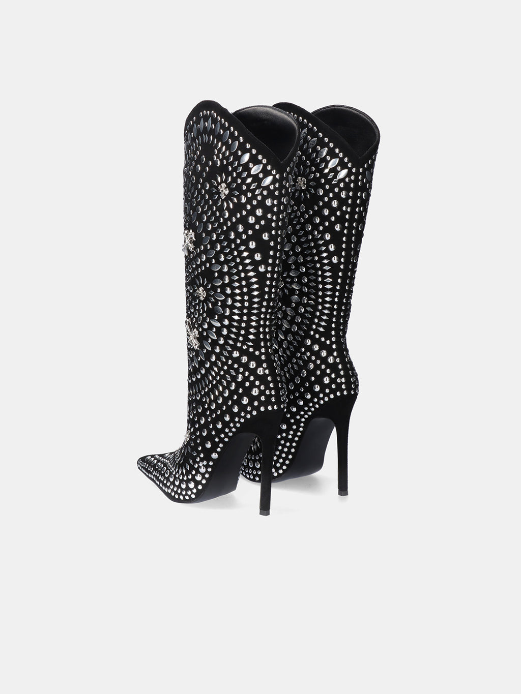 P1622-T925 FABRIC BLACK-SILV