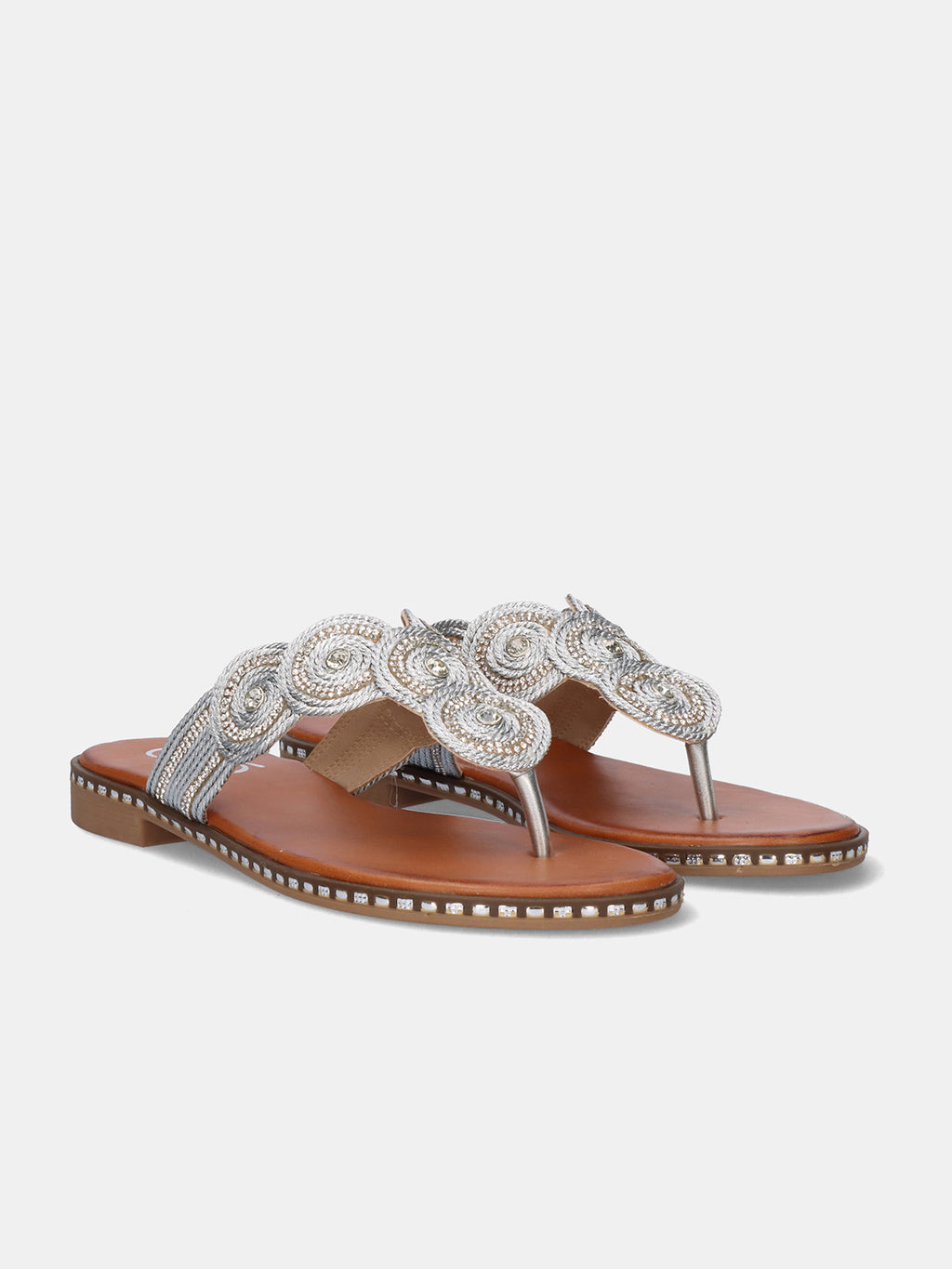 P3376-1 STRASS SILVER