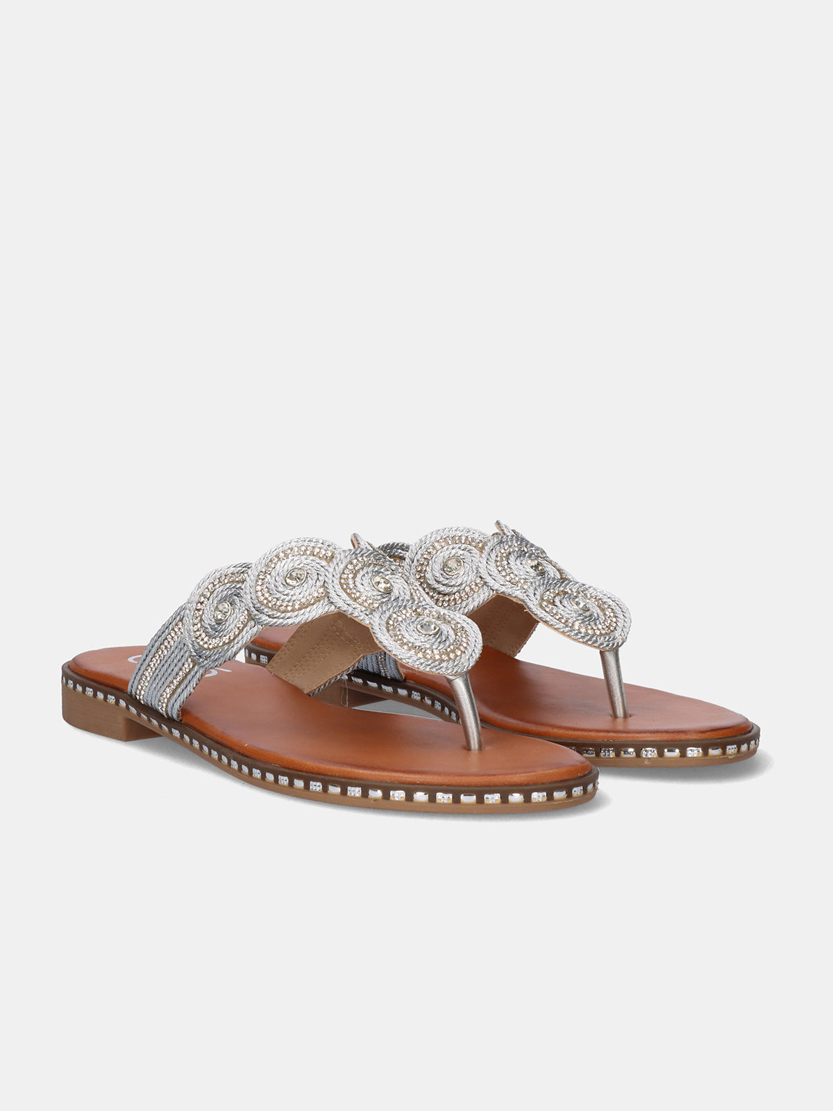 P3376-1 STRASS SILVER