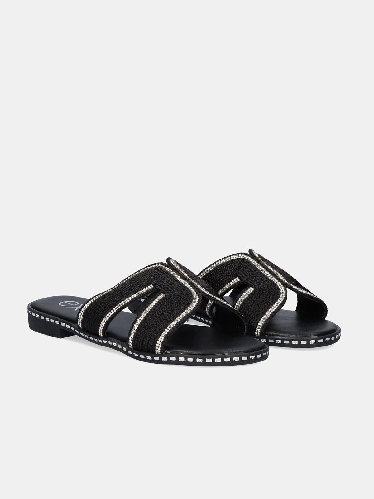 P3376-6 EMBROIDERY BLACK