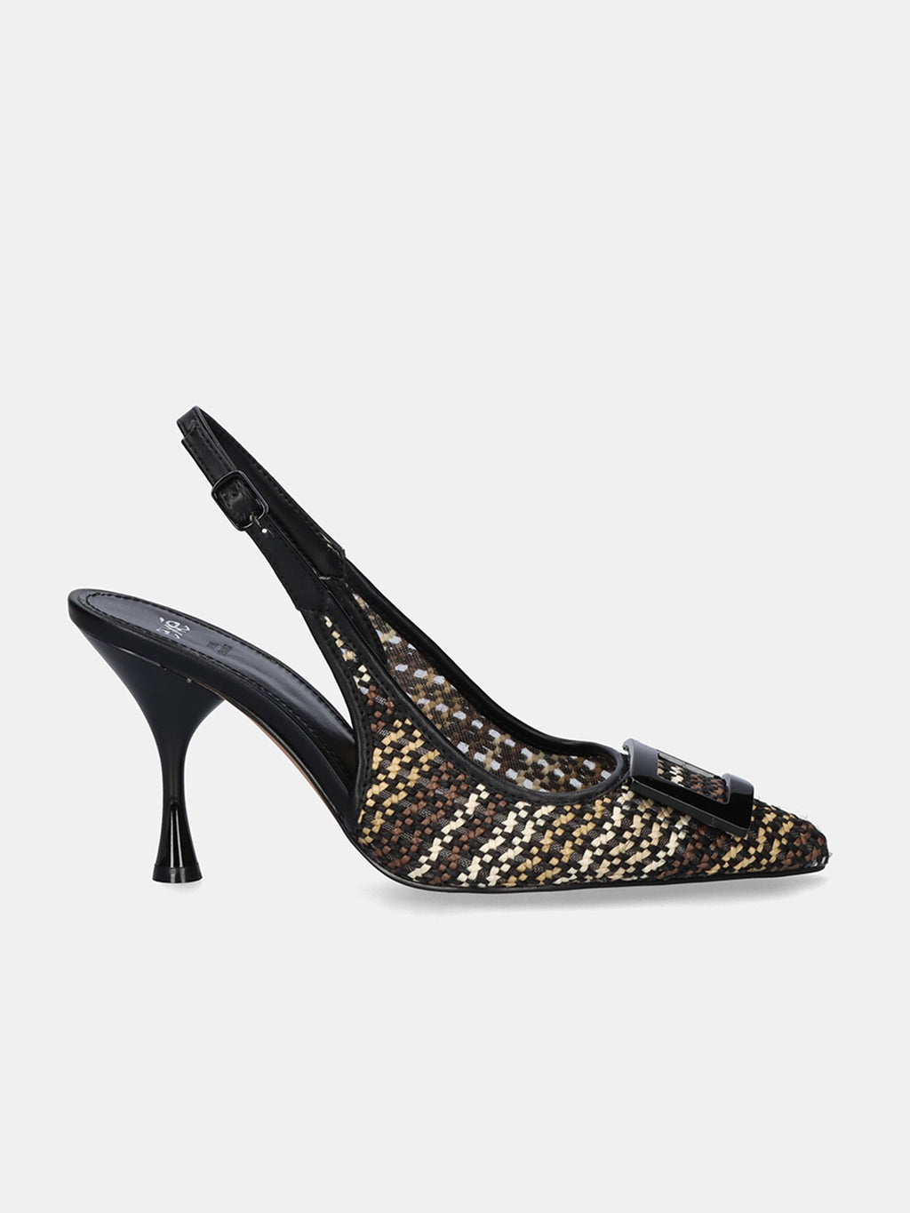 PARIS-716 KNIT BLK-BEIGE