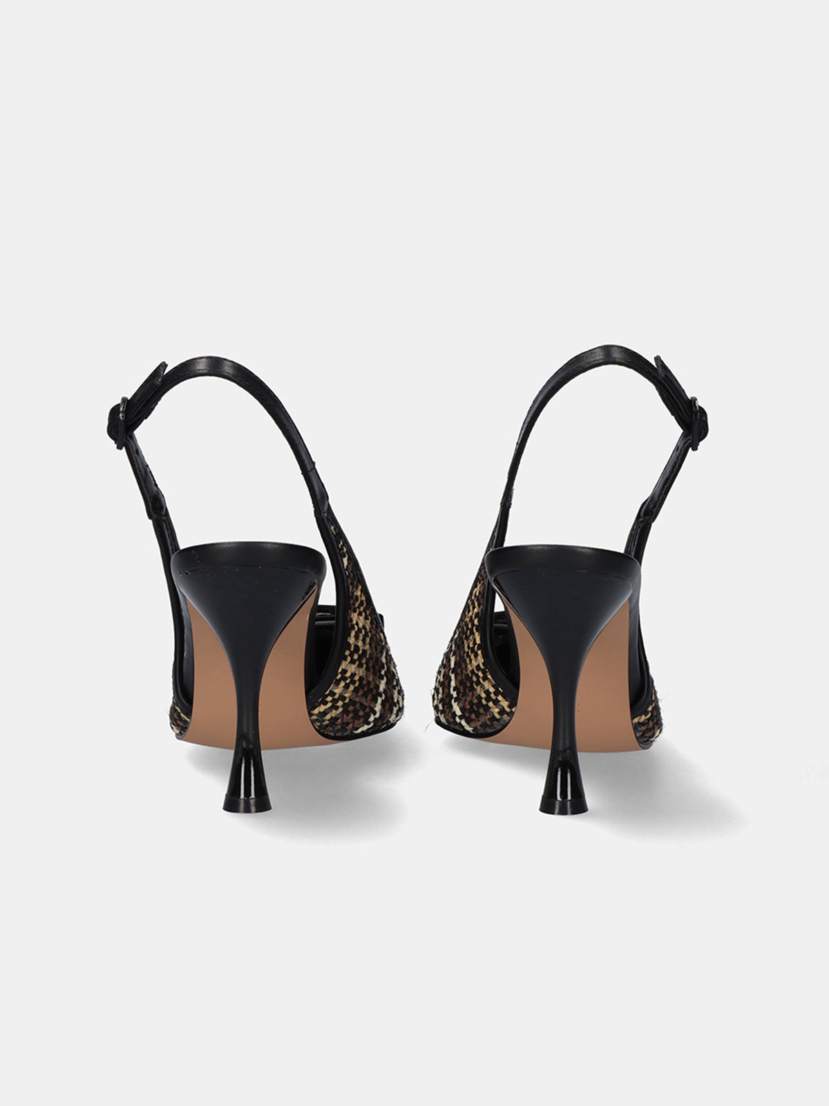 PARIS-716 KNIT BLK-BEIGE