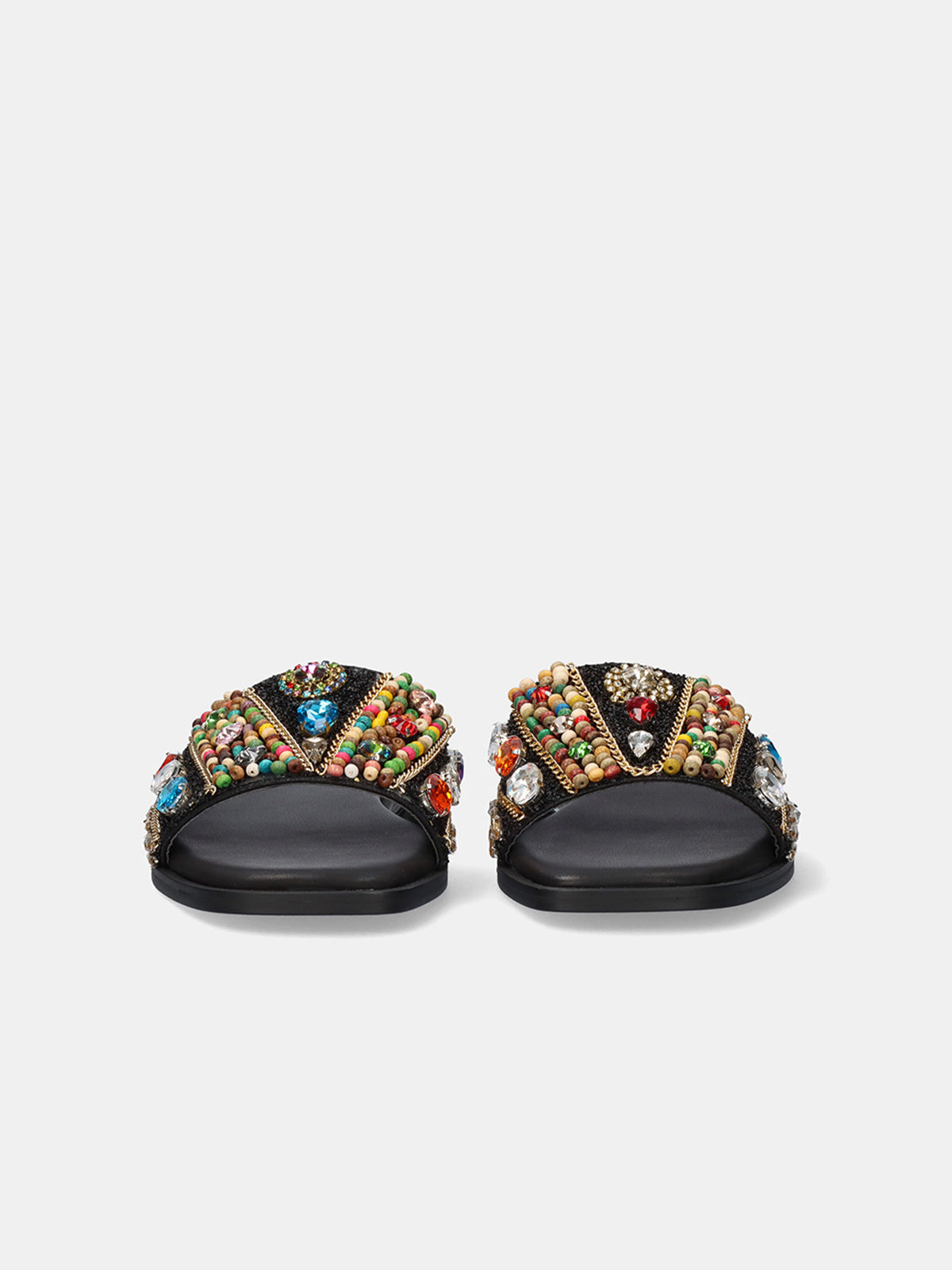 SABRINA-735 GLITTER BLACK