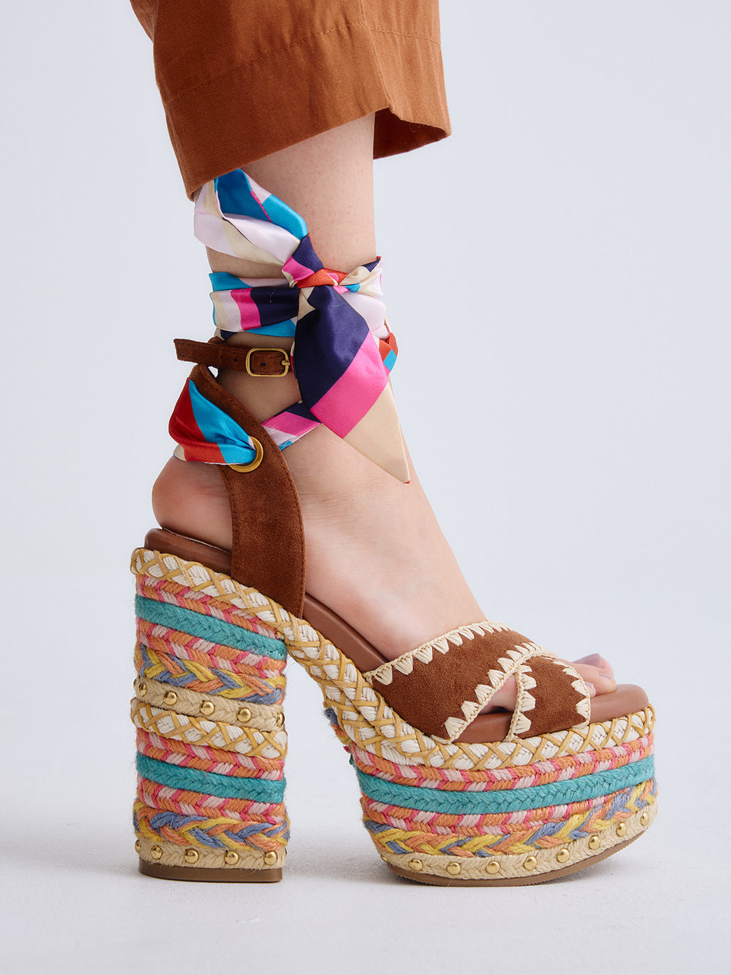 SIENA-448 ROPE TAN MULTI