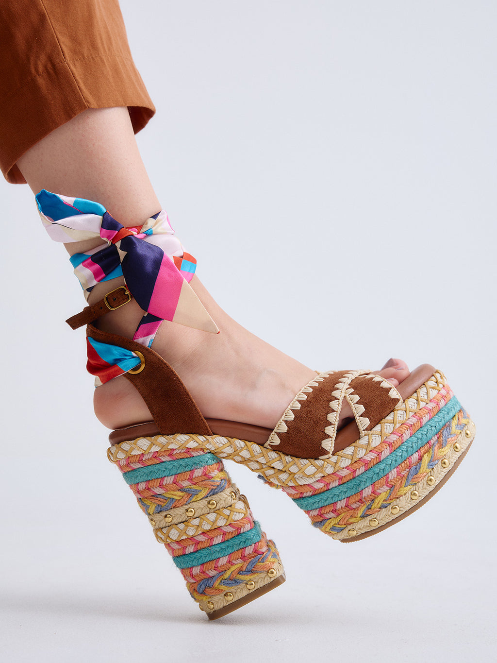 SIENA-448 ROPE TAN MULTI