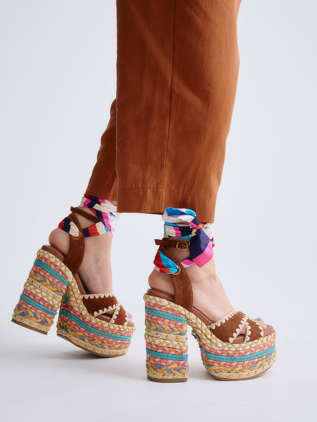 SIENA-448 ROPE TAN MULTI