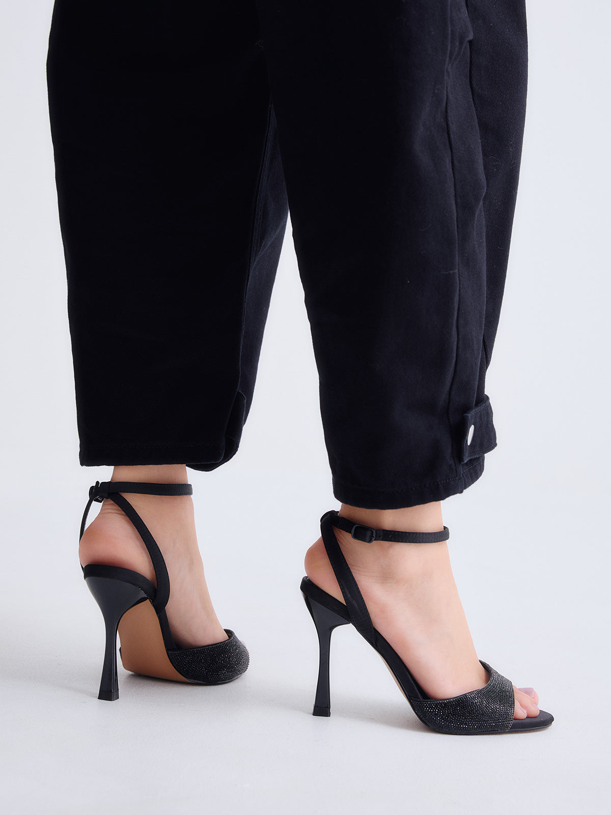 SILVER-636 STRASS BLACK