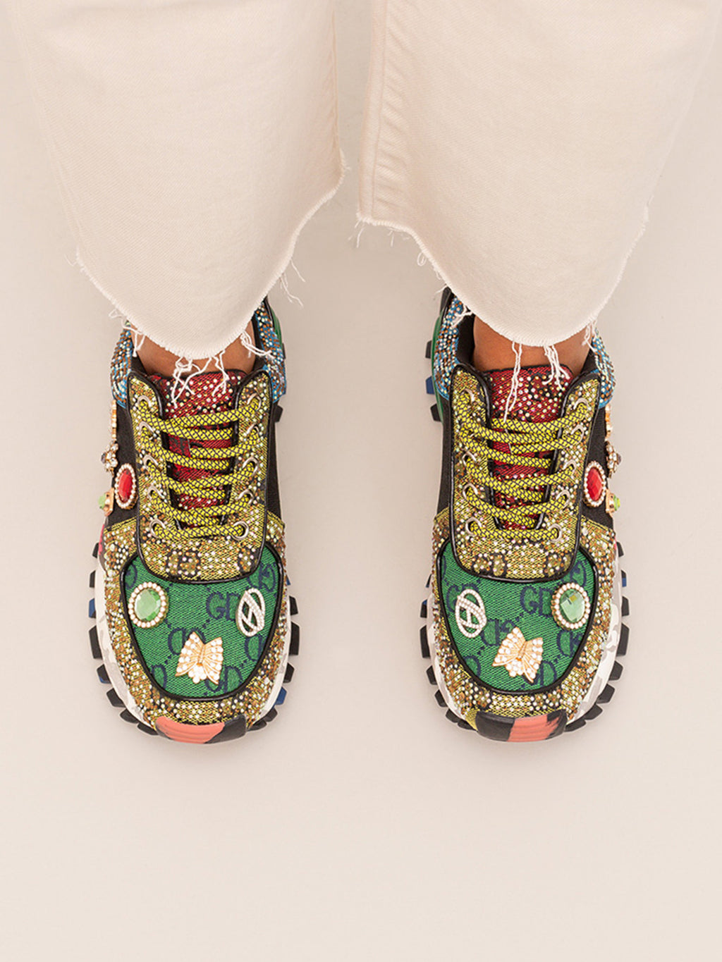 SY24-6 LEATHER GREEN BLK