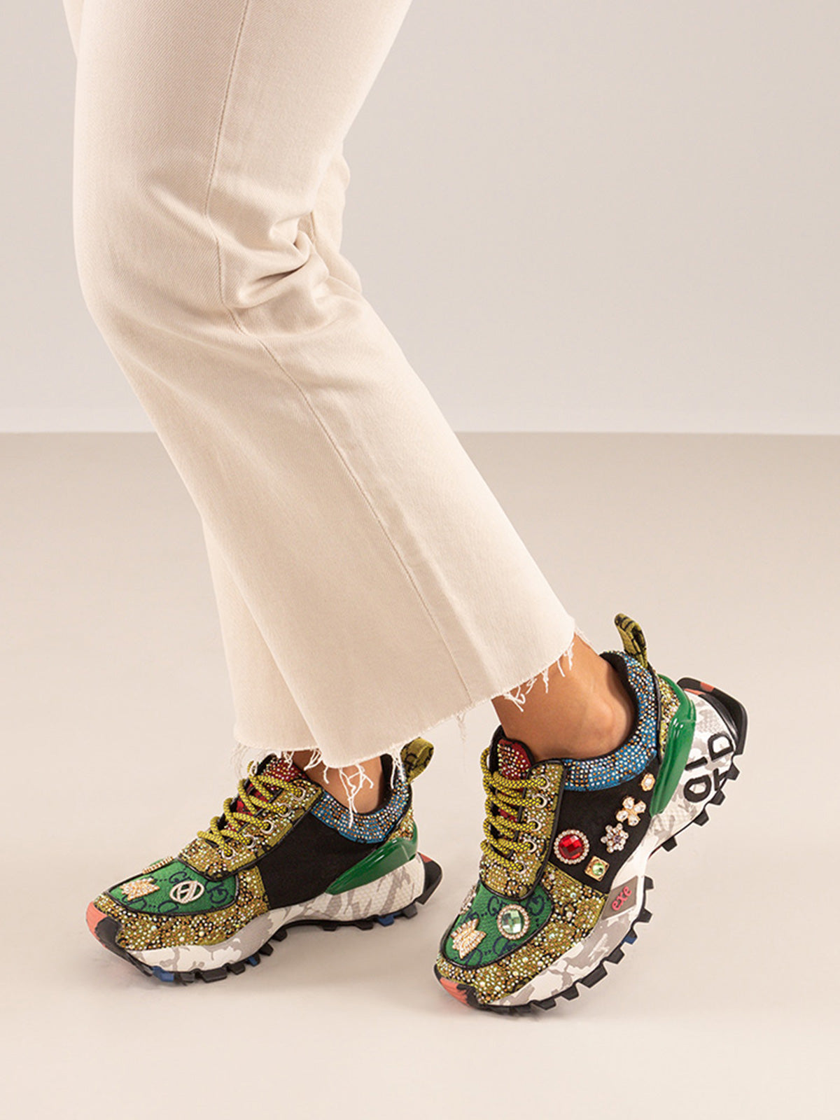 SY24-6 LEATHER GREEN BLK