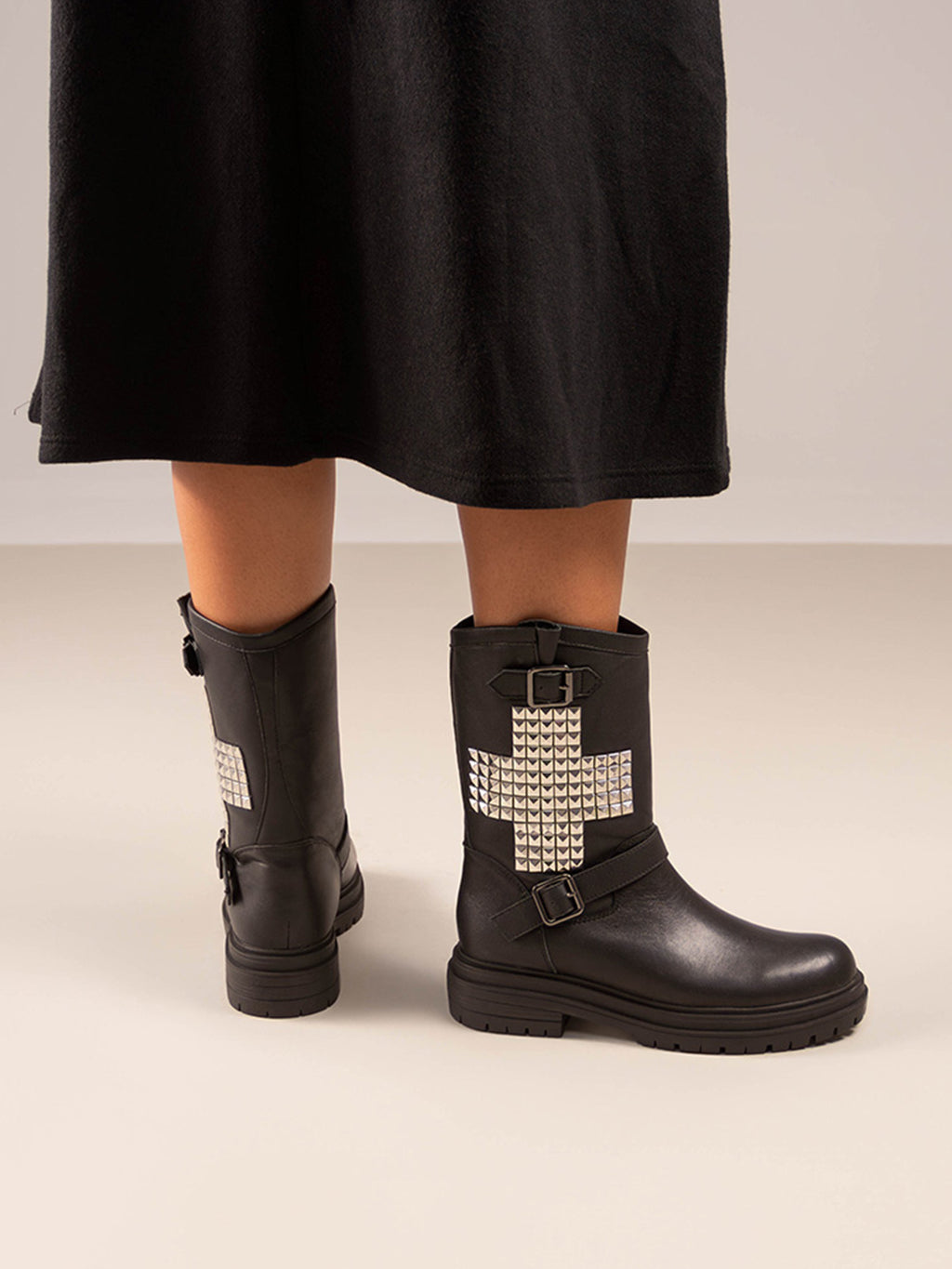 TONY-932 LEATHER BLACK