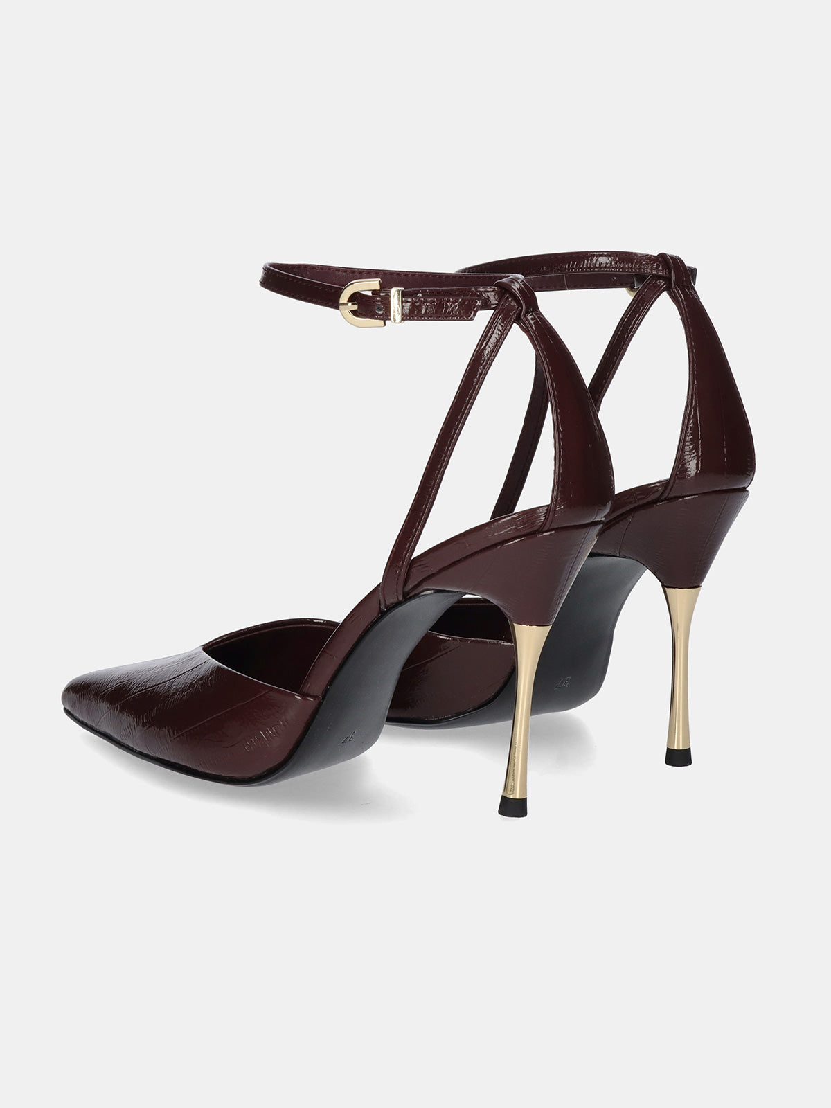 VANESA-125 WRINKLED BORDEAUX