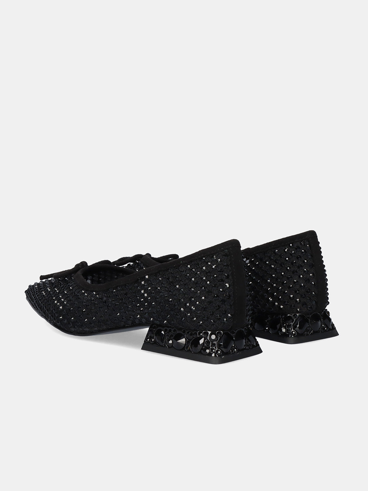 VICTORIA-301 STRASS BLACK