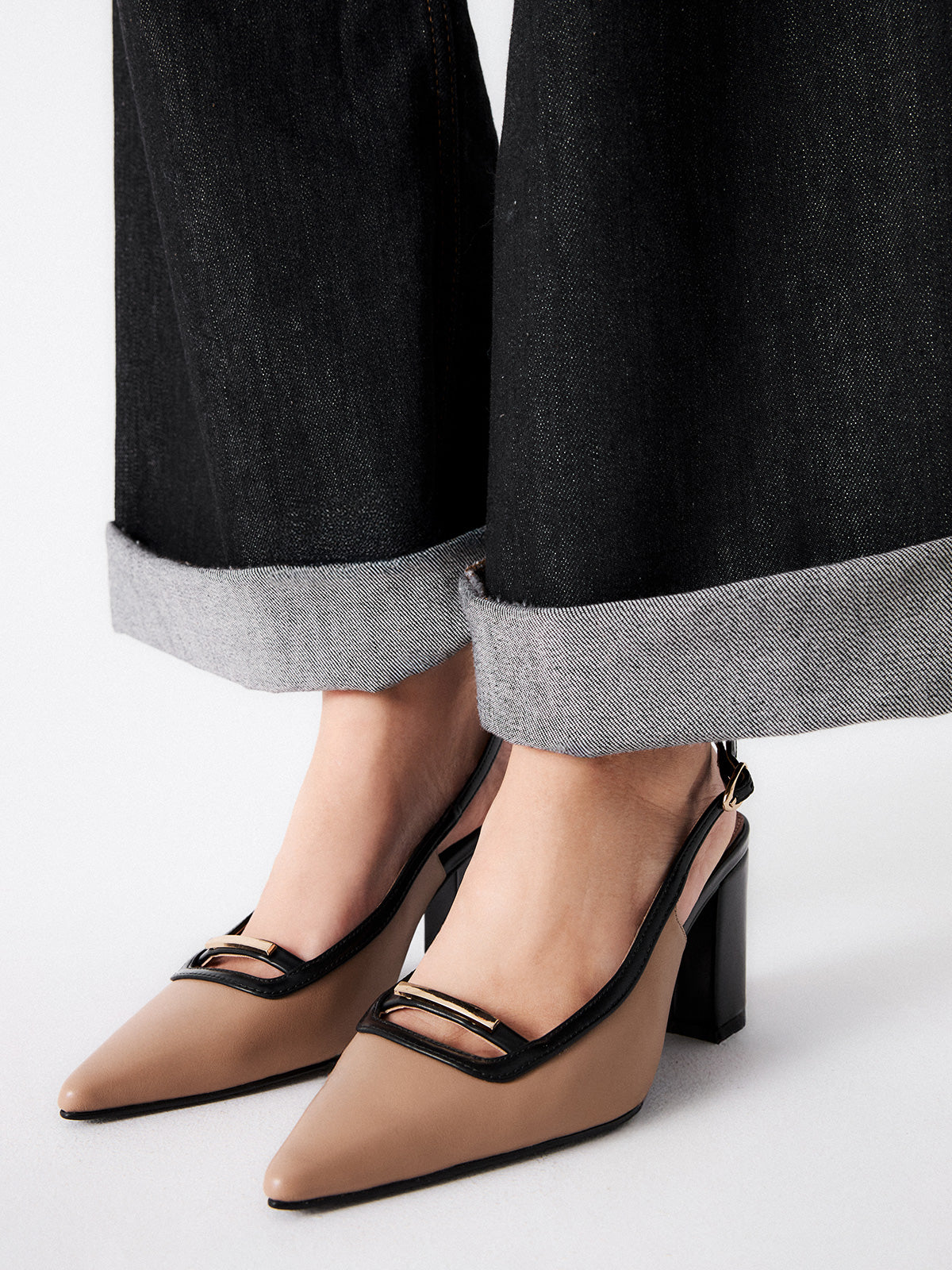 VIENA-235 PU TAUPE BLK