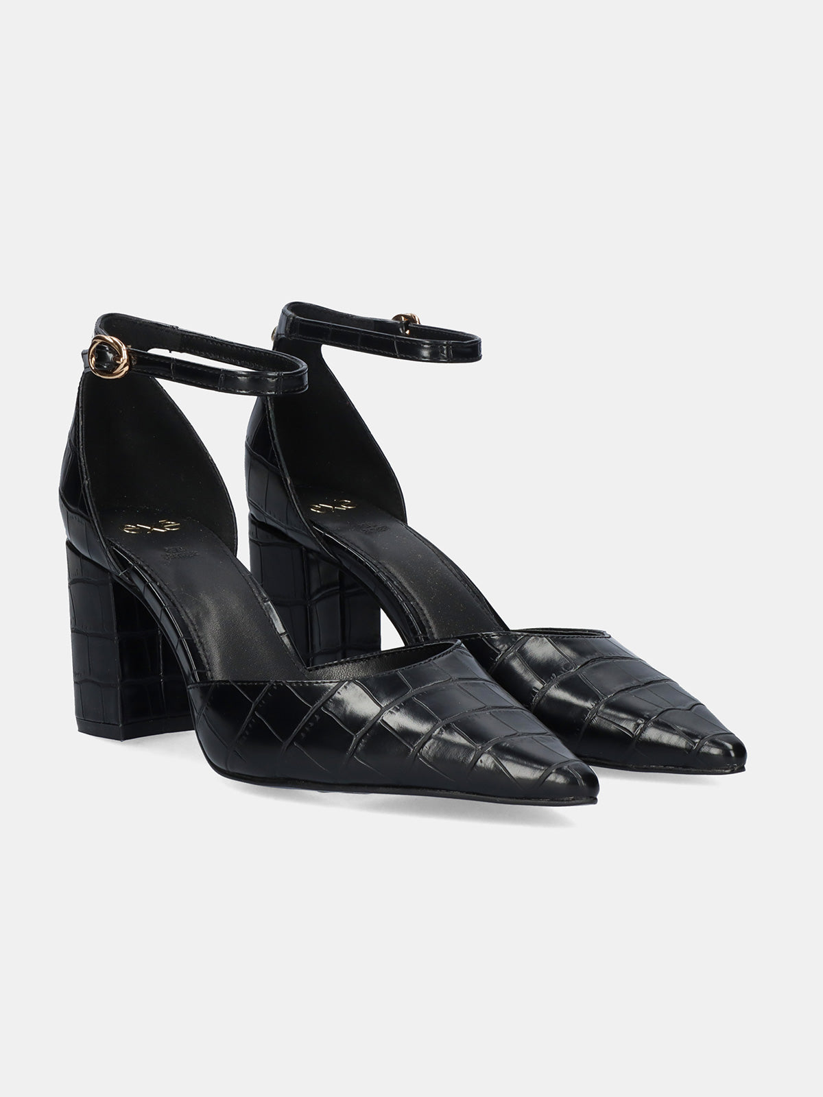 VIENA-253 CROCO BLACK