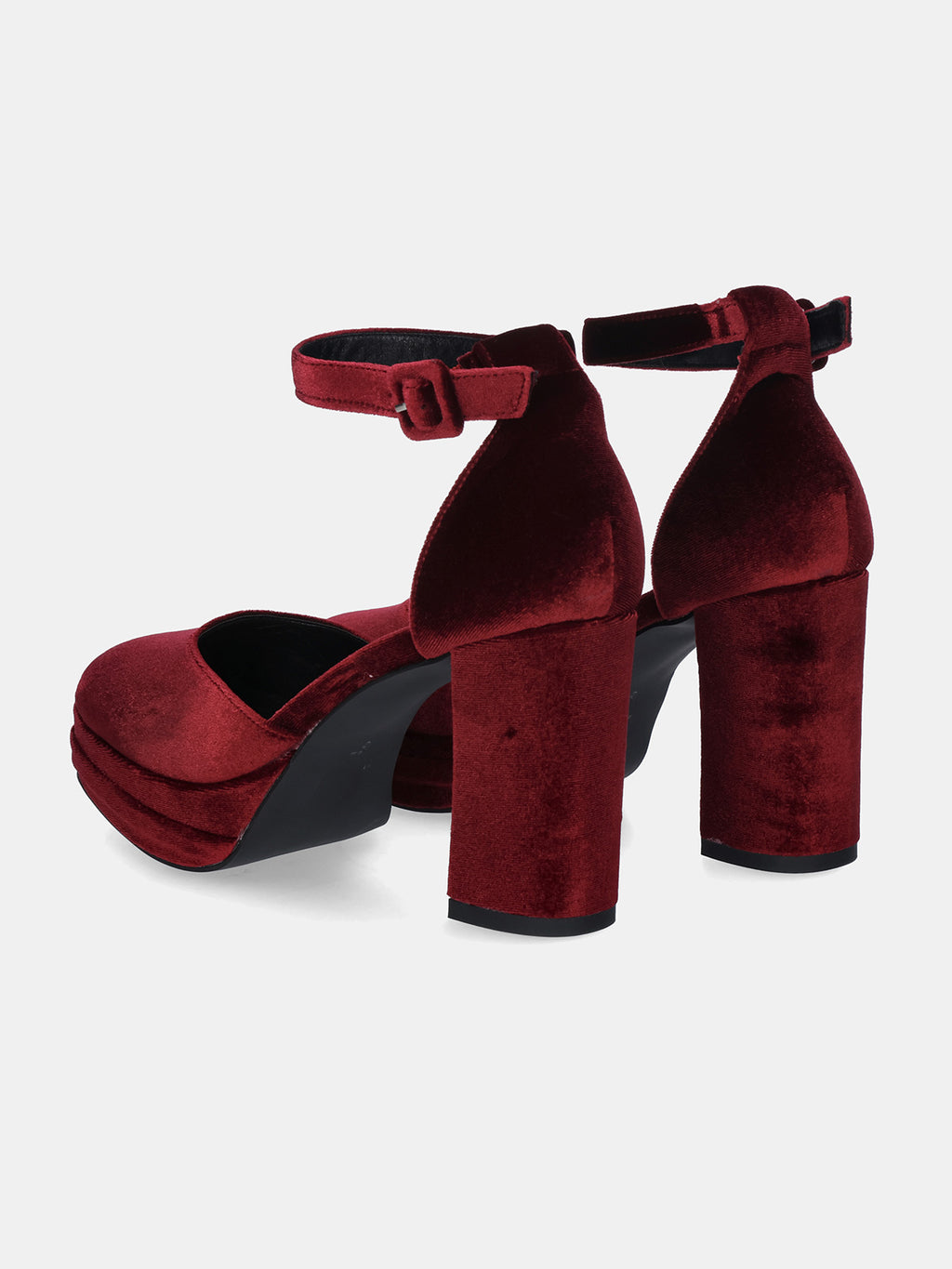 W2993-R5523 VELVET BORDEAUX