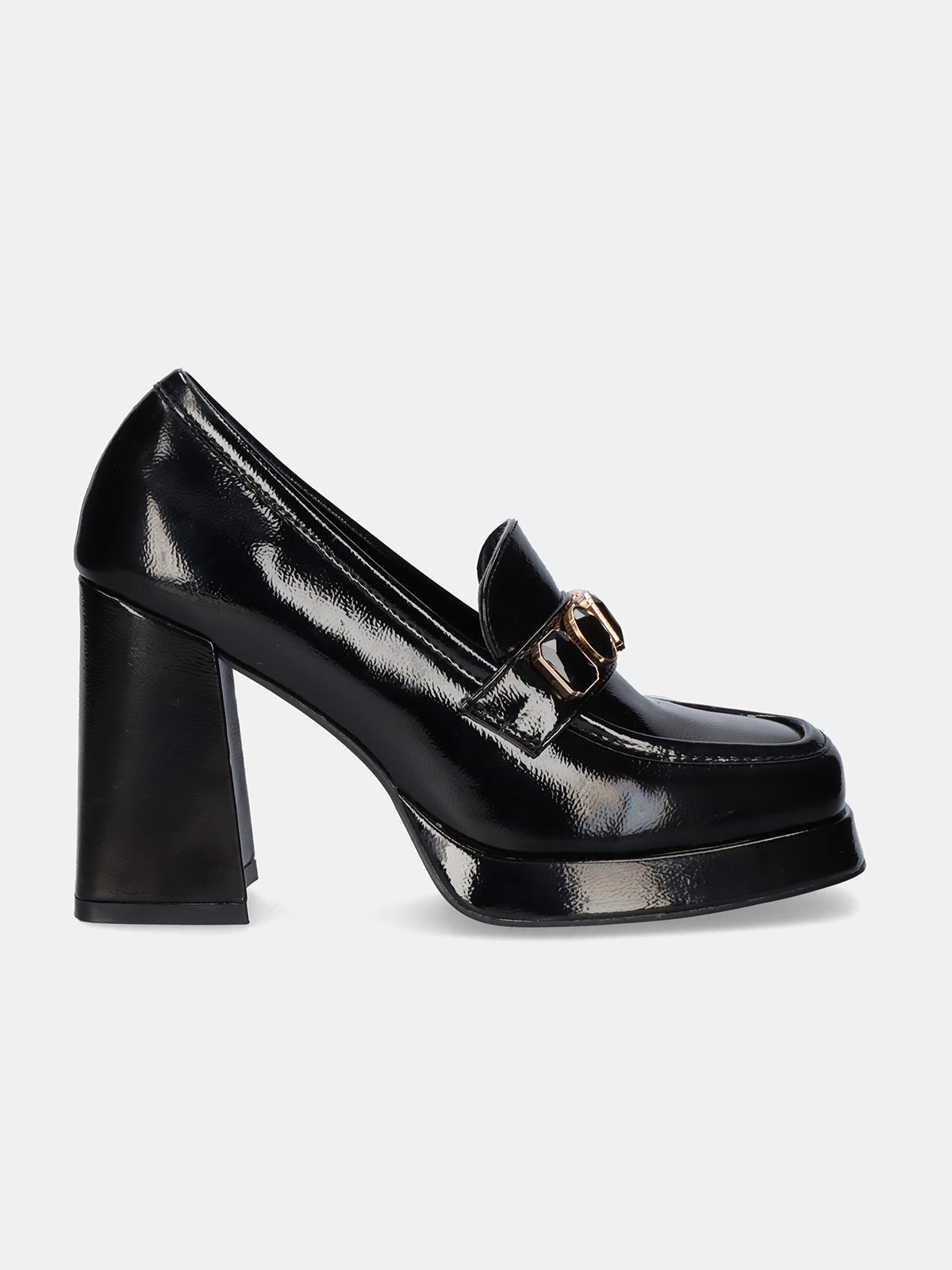 W3103-B198 PATENT BLACK