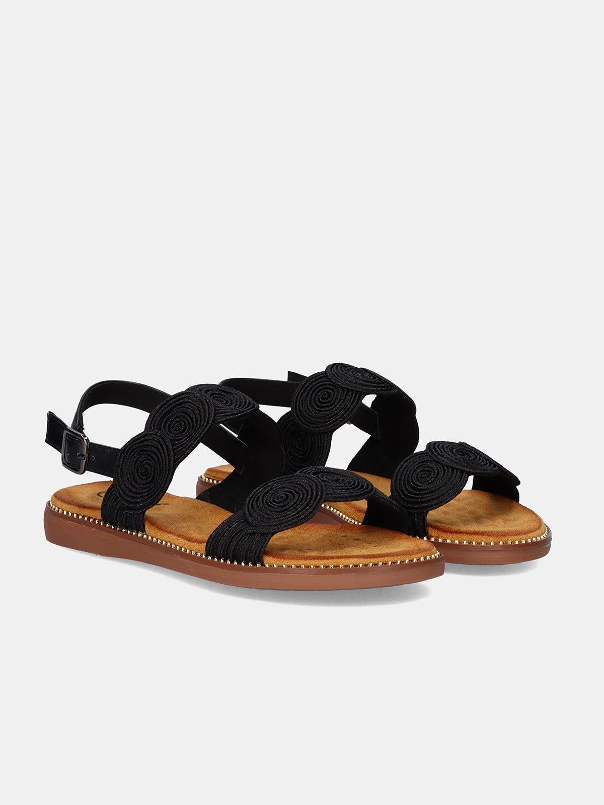 ZF1982-F8 EMBROIDERY BLACK