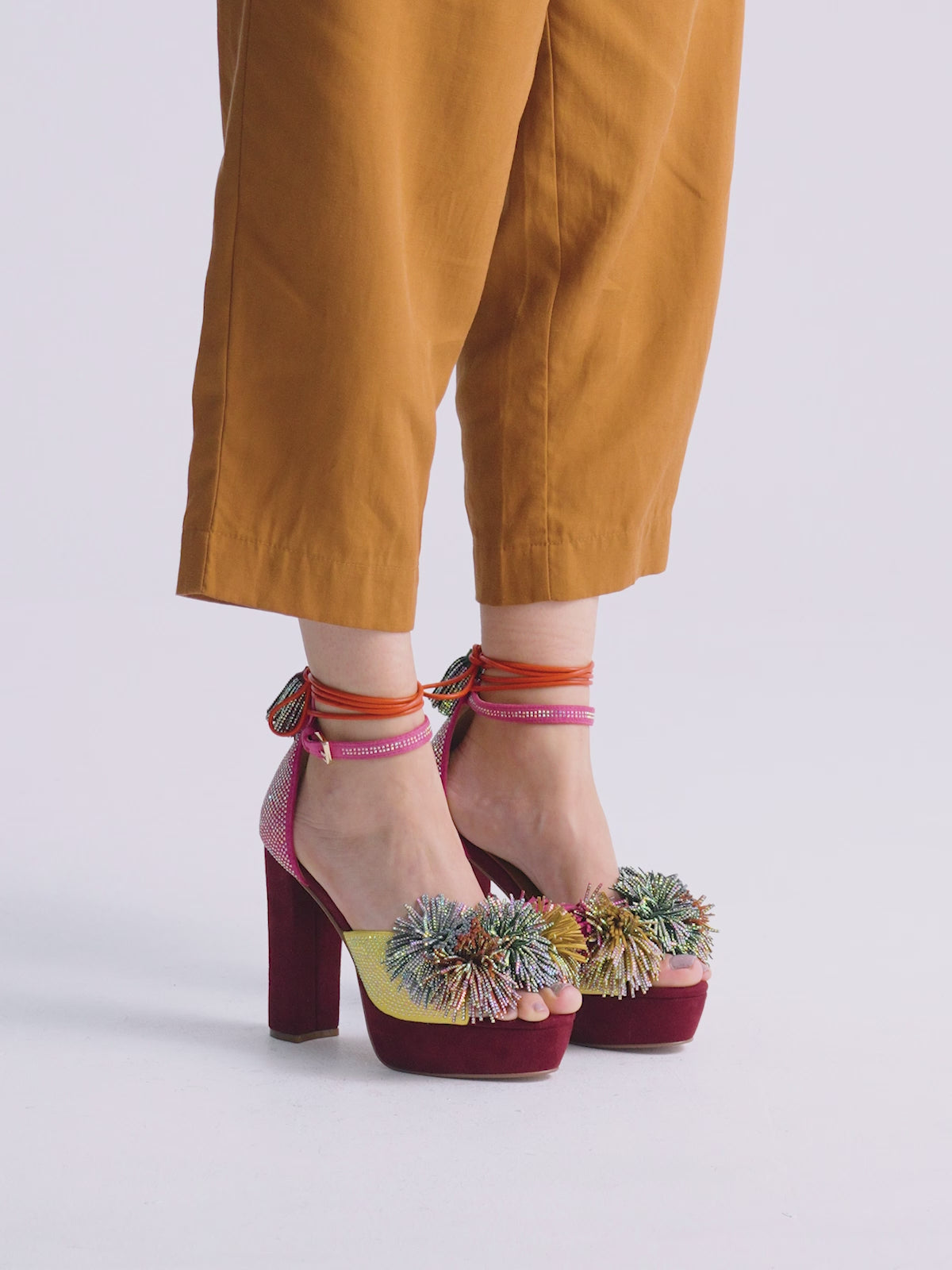 OPHELIA-925 FABRIC PINK YELW