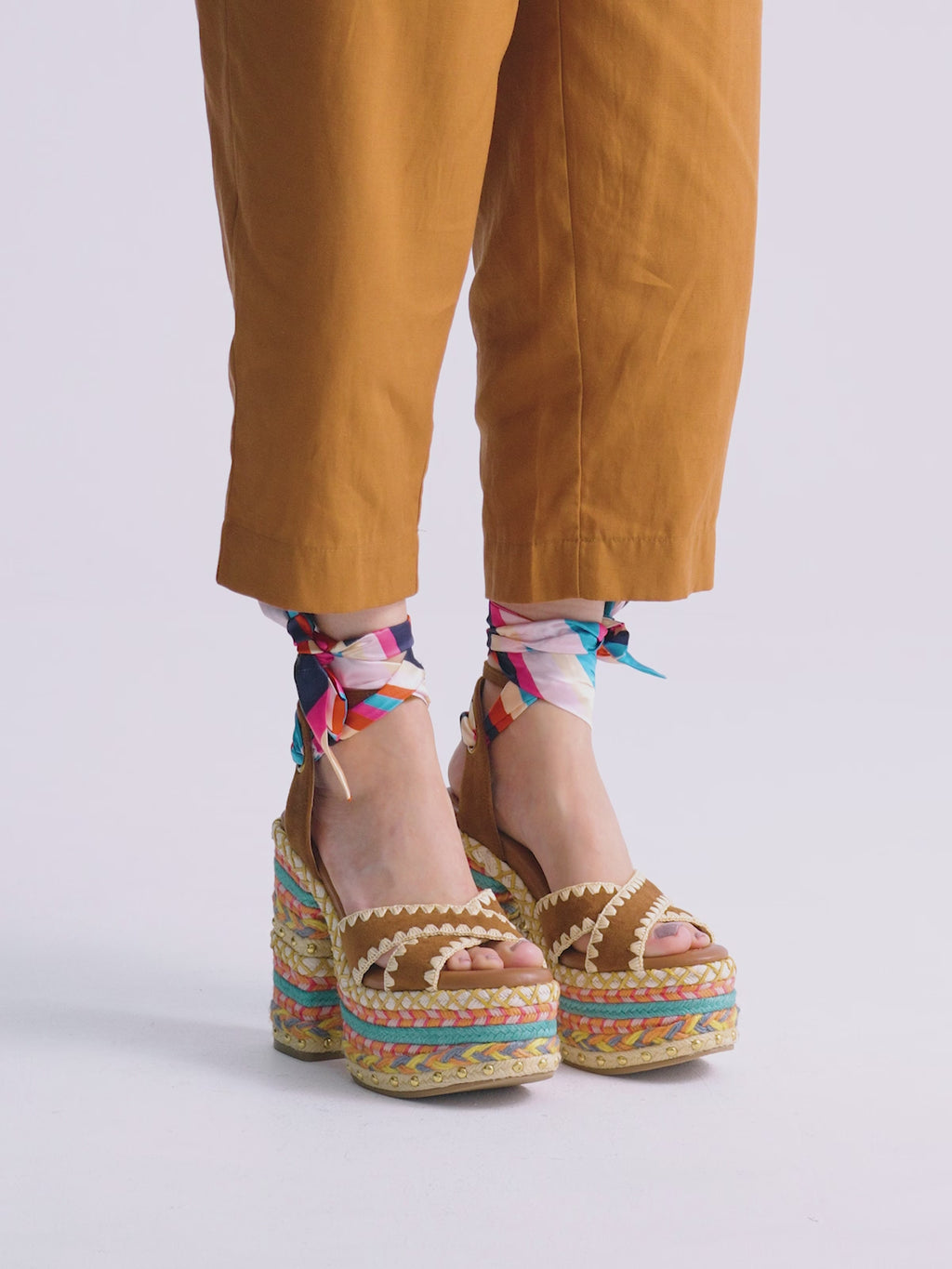 SIENA-448 ROPE TAN MULTI